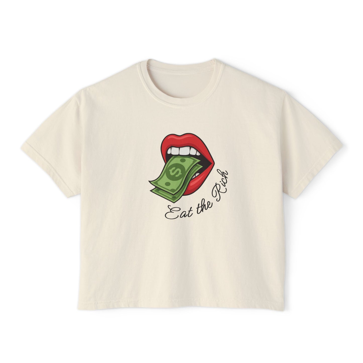Eat the Rich Boxy T-Shirt