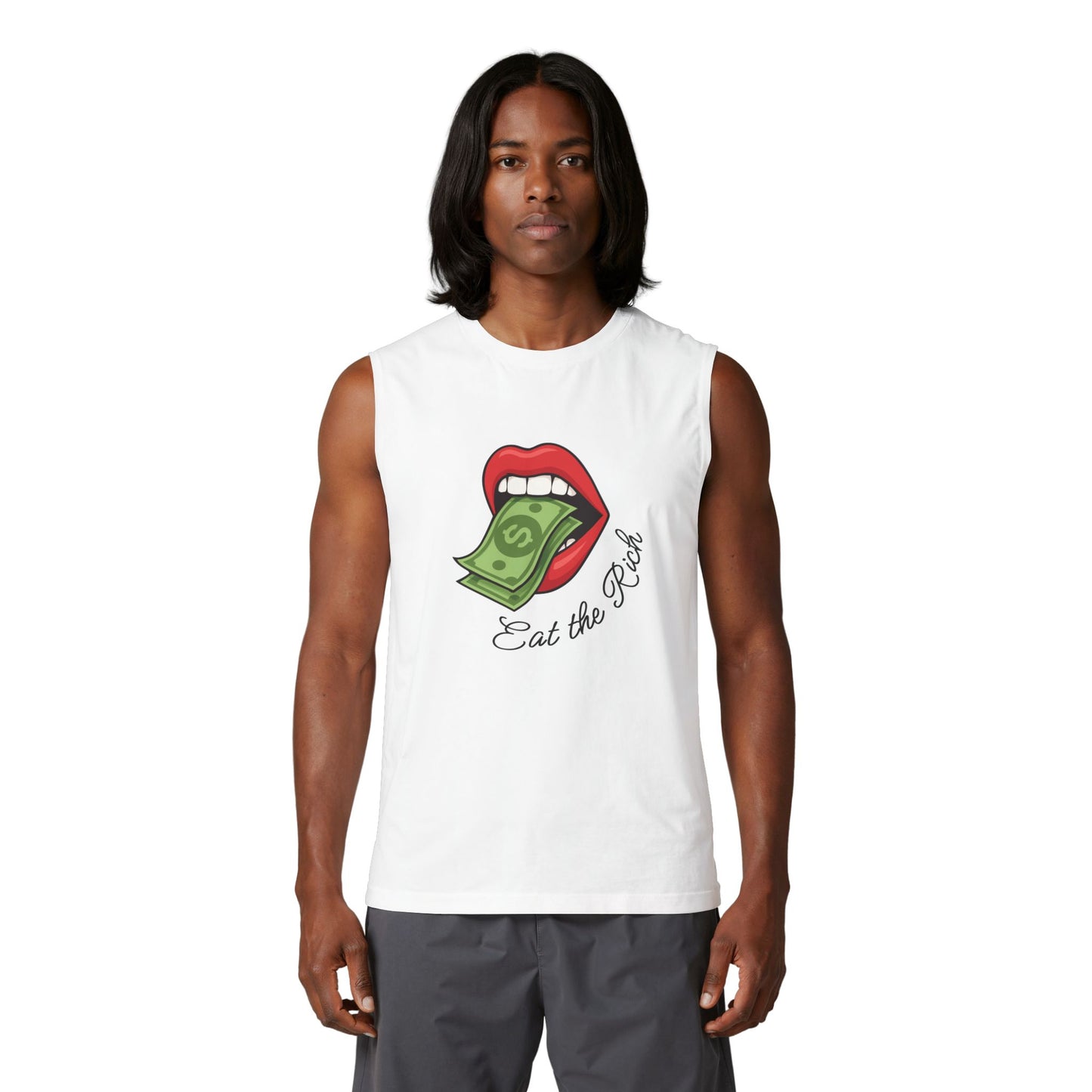 Eat the Rich Sleeveless Tee