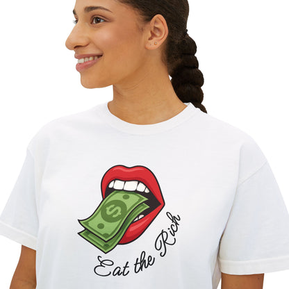 Eat the Rich Boxy T-Shirt